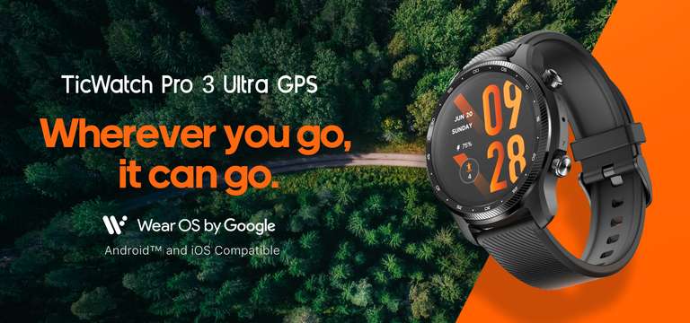 Aliexpress: TicWatch Pro 3 Ultra GPS