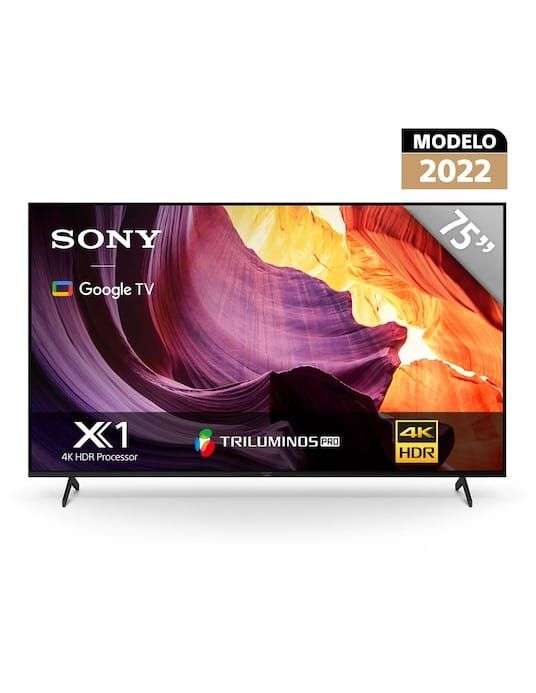 Liverpool: Pantalla Sony LCD smart TV de 75 pulgadas Dolby Atmos/HDR Dolby Vision KD-75X80K con Google TV