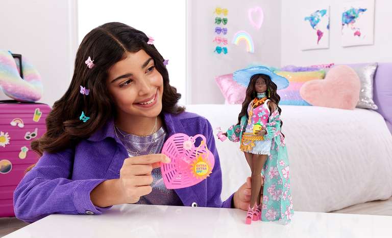 Amazon: Muñeca Barbie Colección Extra Fly Look de Playa (Precio Historico Más Bajo Según Keepa)
