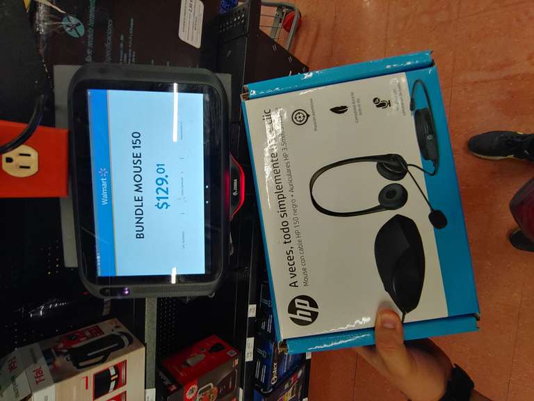 Walmart: Bundle HP Mouse + Auriculares con Micrófono - Los mochis