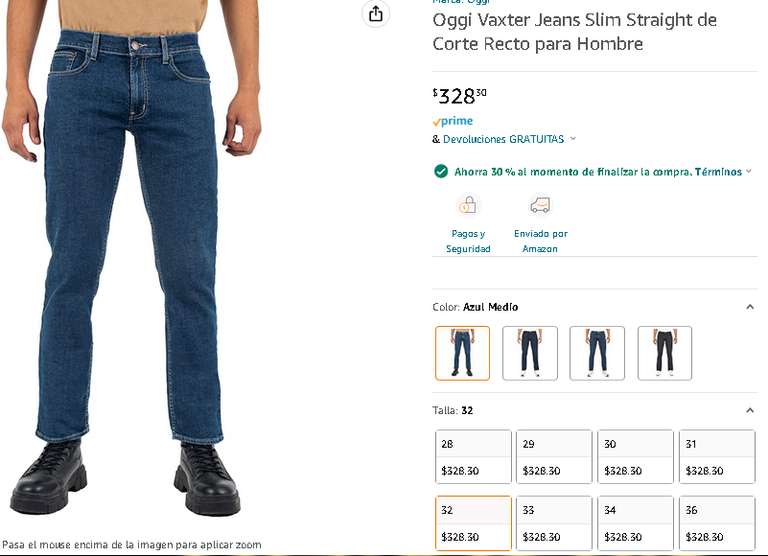 Amazon: Oggi Jeans al 60% de descuento
