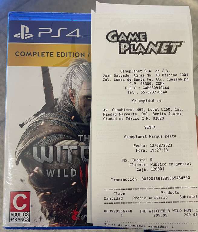 Game planet - The Witcher 3 wild hunt complete edition para PS4