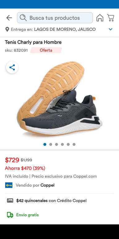 Coppel: Tenis Charly