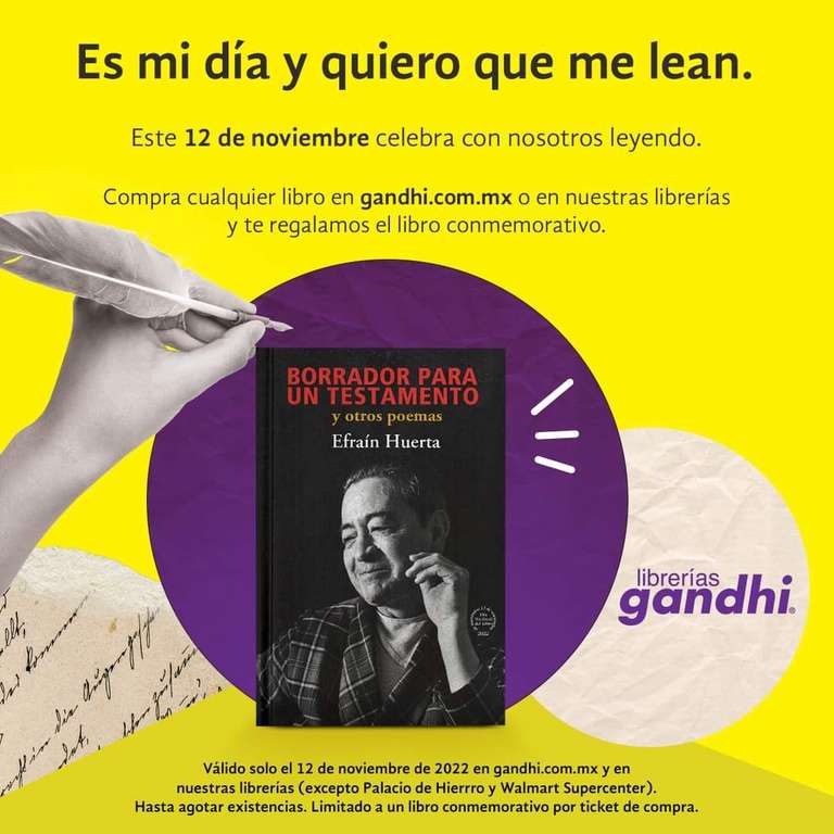 Gandhi: Libro gratis de Efraín Huerta