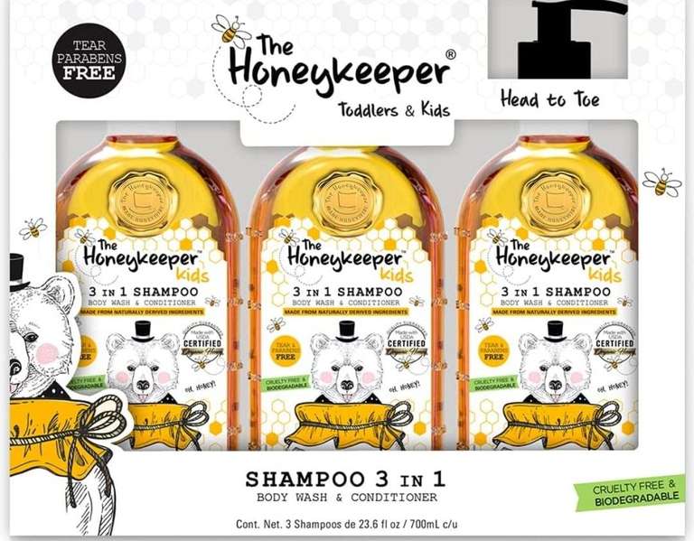 Amazon: Shampoo honeykeeper