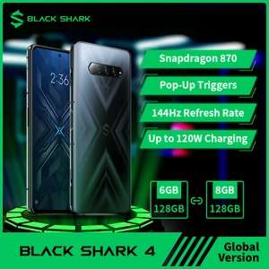 AliExpress: Black Shark 4, 6GB/128GB, SD 870, 144Hz, 67W