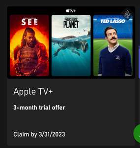 Game pass ultimate: 3 meses Apple TV+ y Apple Music gratis