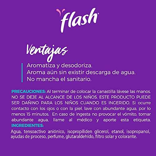 Amazon Flash Lavanda Elimina Olores Limpiador Multiusos 1L $12.90- envío prime