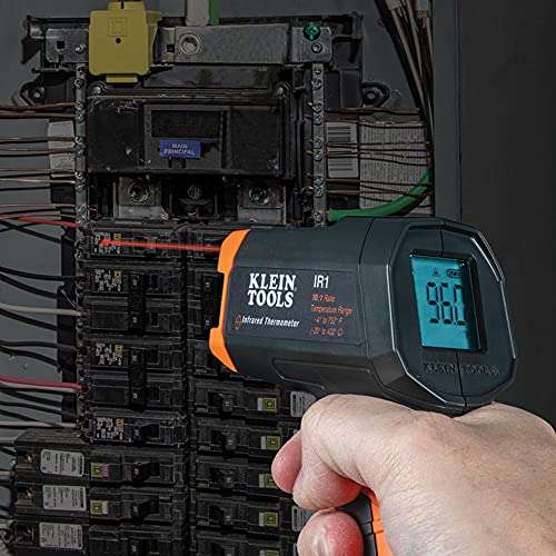 Amazon: Klein Tools / Termómetro infrarrojo y comprobador de receptáculos GFCI /