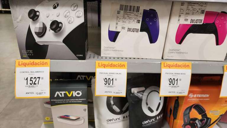 Controles para consolas en liquidación Walmart Arboledas