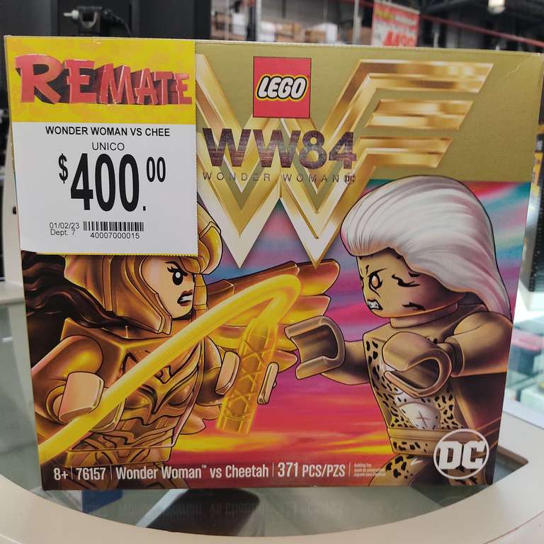 Bodega Aurrera: Lego Wonder woman vs Cheetah