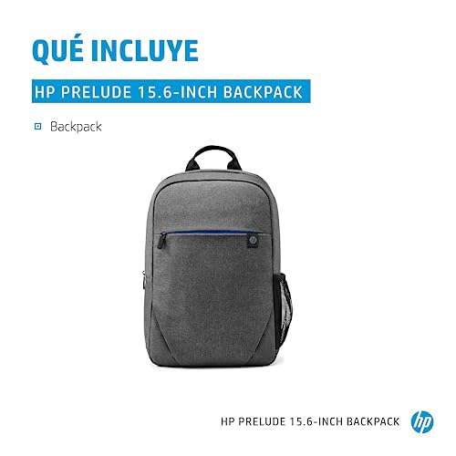 Amazon: HP Mochila Prelude 15.6", Compartimento para Laptop, Adaptable a Portátiles de 13,3", 14,2" y 15,6" | envío gratis con Prime