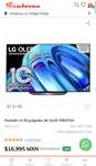 Amazon/Sanborns/Claro Shop Pantalla LG 55 pulgadas 4K OLED 55B2PSA