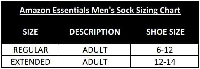 Amazon Essentials - 10 pares calcetines de algodón con media amortiguación para hombre talla 6-12| envio gratis prime