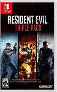 Amazon - Resident Evil Triple Pack para Nintendo Switch (RE4, 5 y 6)