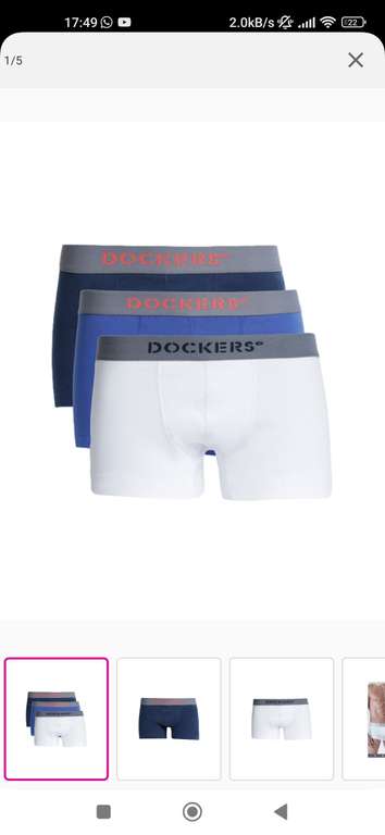 LIVERPOOL: Boxers Dockers Pack de3