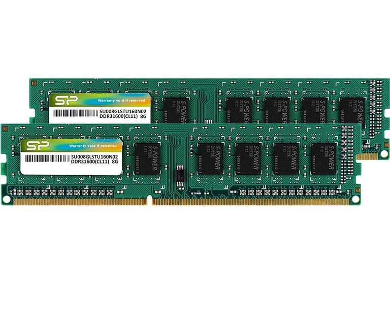 Amazon: Silicon Power memoria RAM DDR3 16 GB (2 x 8 GB) 1600 MHz CL11
