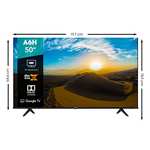 Amazon: Hisense Pantalla 50" 4K Smart TV LED 50A6H Google TV