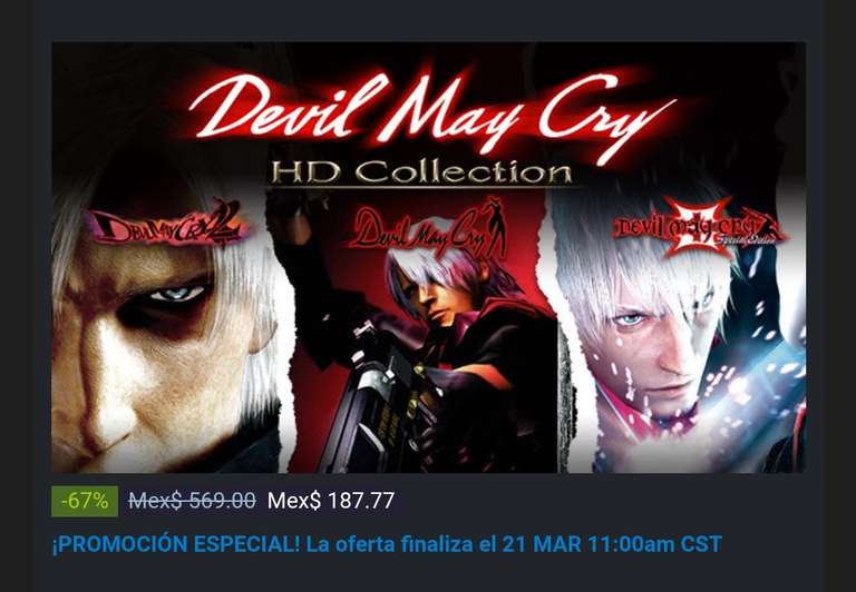 Steam Devil May Cry HD Collection