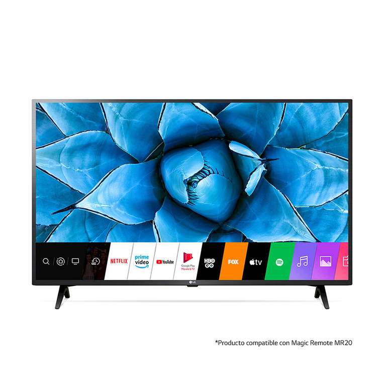 PCEL Televisión LED Smart TV LG AI ThinQ de 50", Resolución 3840 x 2160 (Ultra HD 4K), Bluetooth, HDR, WebOS.