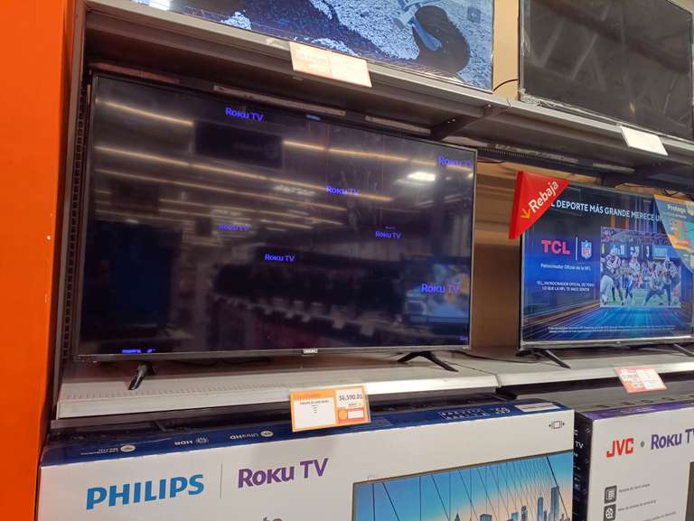 Walmart: Smart TV Philips UHD Roku 55"