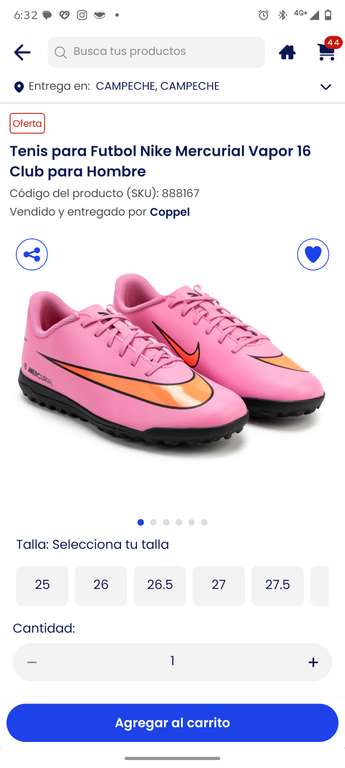 fútbol botines nike coppel Tenis Nike Mercurial Vapor 16 Club Hombre en Coppel, excelente precio at  Coppel