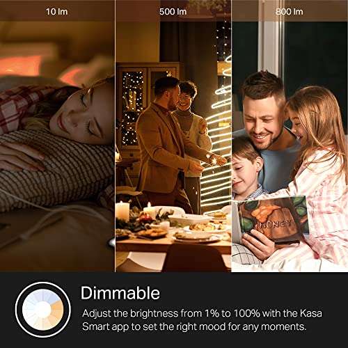 Amazon: Kasa Smart KL110 - Bombilla LED Smart Wi-Fi Alexa funciona con Alexa y Google Home