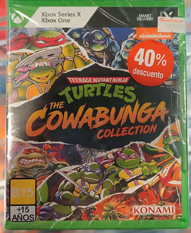 Sanborns Galerías Coapa, teenage mutant ninja turtles the cowabunga collection Xbox 40%