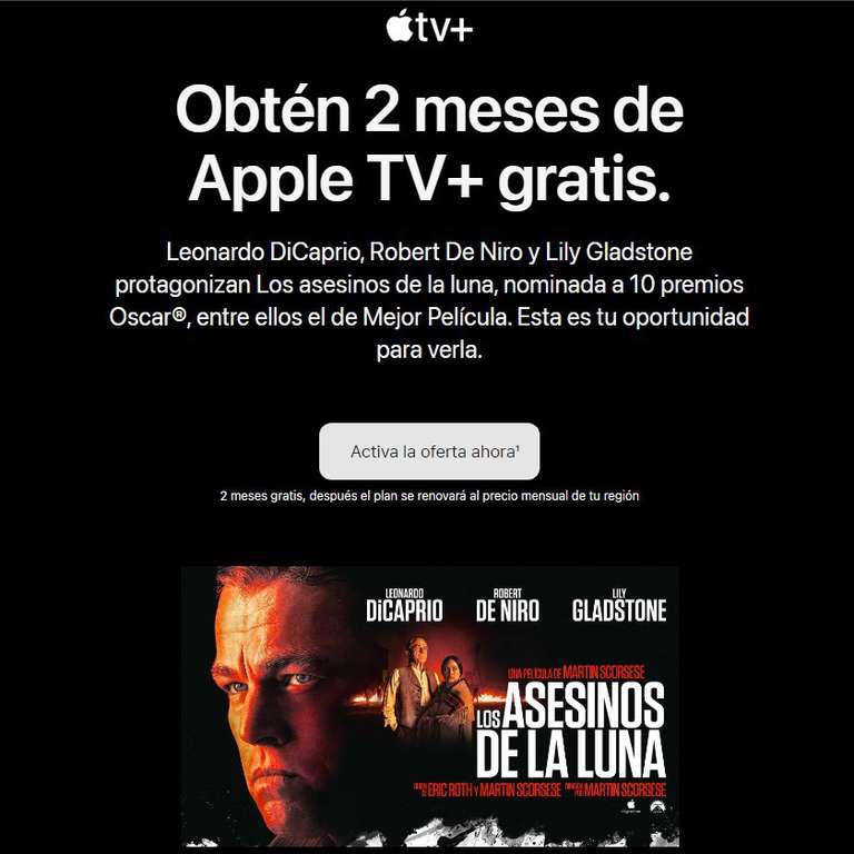 Apple TV+: 2 Meses GRATIS