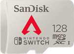 Amazon: SanDisk Tarjeta microSDXC de 128 GB con Licencia para Nintendo Switch, Apex Legends Edition - SDSQXAO-128G-GN6ZY