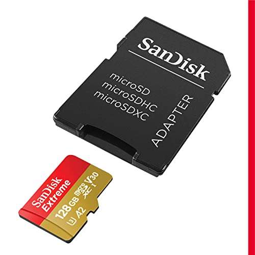 Amazon: Micro SD SanDisk Extreme - 128 GB