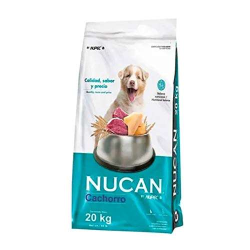 Amazon: alimento para perro Nucan 20kg Cachorro y ganador 20 Kg cachorro casi mismo precio