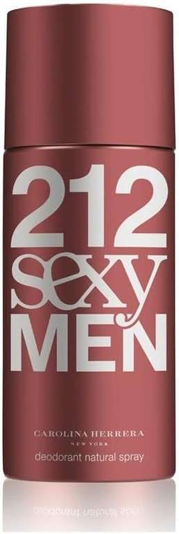 Amazon: Carolina Herrera Deodorant Spray 212 Sexy, for Men, 5 oz