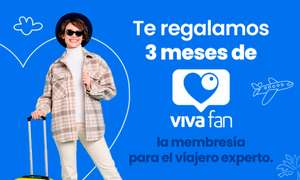 VivaAerobus: 3 meses gratis de viva-fan (vuelos a tarifas mas baratas y 5 o 7 kilos de equipaje extra en ciertas tarifas)
