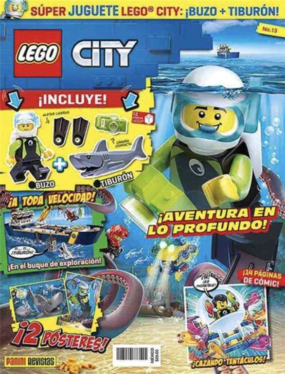 Panini: Revistas Lego de Panini en oferta (distintos temas Lego)