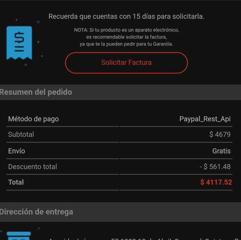 Linio: Celular Xiaomi Redmi Note 12 Pro 5g pagando con Paypal