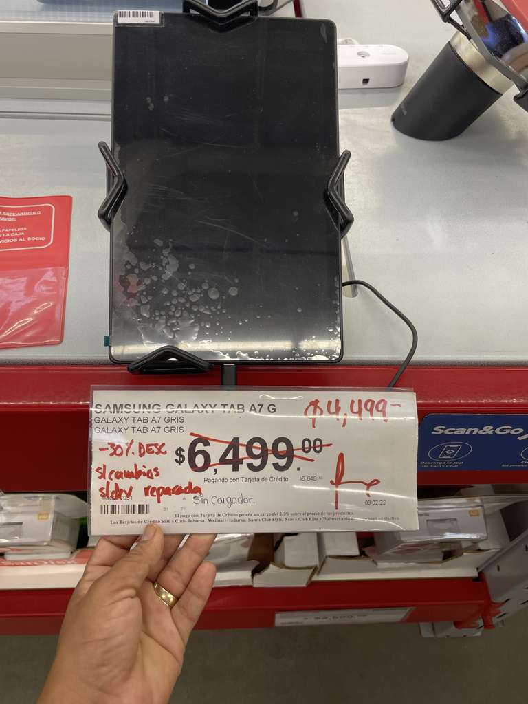 Walmart Veracruz Norte: tableta Samsung 