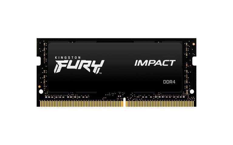 CyberPuerta: Memoria RAM 32GB para lap Kingston FURY Impact DDR4, 3200MHz, 32GB, CL20, SO-DIMM, XMP