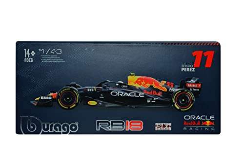 Amazon: Redbull F1 RB18 Checo Pérez Formula1 Escala 1:43 Ed 2022