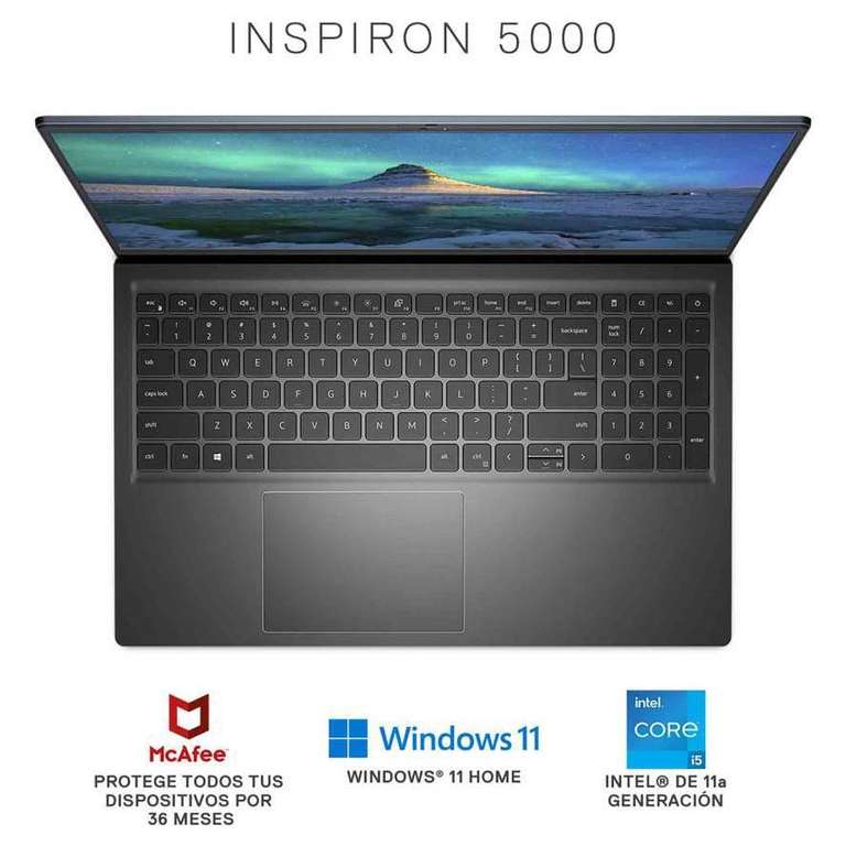 Elektra: Laptop Dell Inspiron 15 5510 Intel Core i5 8GB RAM 256GB SSD 15.6" FHD