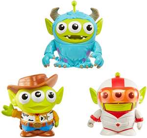 Amazon: Disney Pixar Alien Remix, Paquete Woody, Sulley y Duke Caboom, Figuras de colección para niños