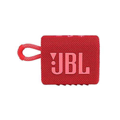 Amazon: Bocina JBL GO3 Color Rojo