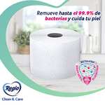 Amazon: Papel higiénico regio 8 rollos Clean and care