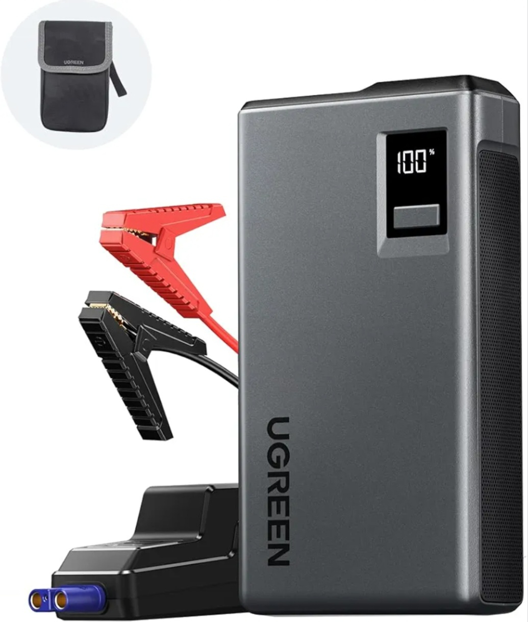 Amazon. UGREEN. Arrancador Batería de Coche Portátil 12000mAh