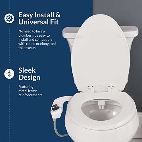 Amazon: Bio Bidet SlimEdge Simple Bidet - Accesorio para wc (para que te limpies con un chorrito de agua)