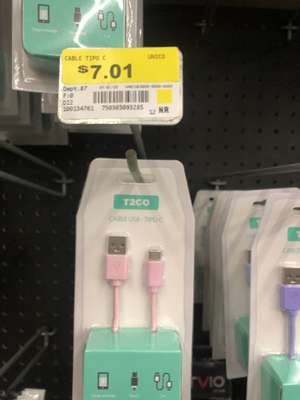 Walmart: Cable tipo C