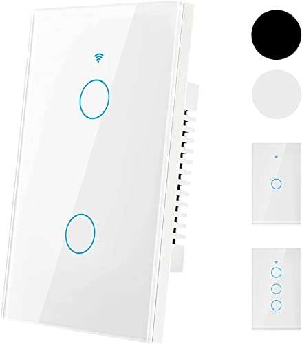 Amazon: Interruptor de luz de pared inteligente 2 y 3 interruptores | Envío gratis con Prime