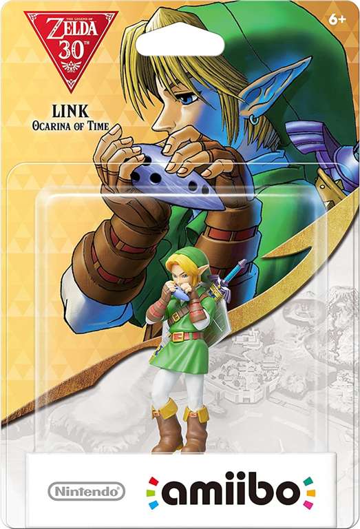 Amazon: Nintendo amiibo Link Ocarina Of Time Zelda Series - Standard Edition