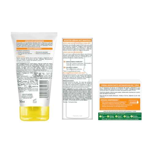 Amazon | Kit Garnier Skin: Serum,Crema,Gel