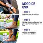 Amazon: Curitas Antitranspirante para pies en Spray Antibacterial Silver Active